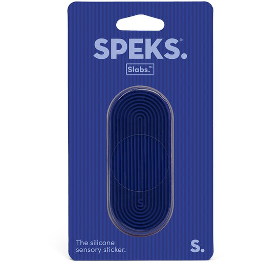 Slabs Silicone Sensory Sticker - Tab Groove Blue