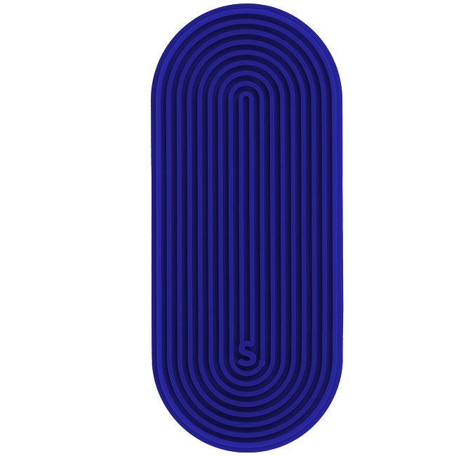 Slabs Silicone Sensory Sticker - Tab Groove Blue