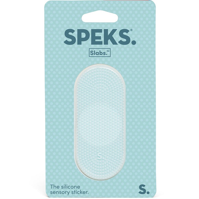 Slabs Silicone Sensory Sticker - Tab Static Teal