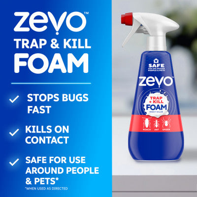 Zevo Trap & Kill Foam Insect Killer 12oz