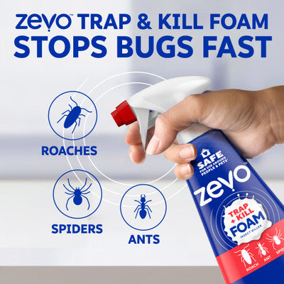 Zevo Trap & Kill Foam Insect Killer 12oz
