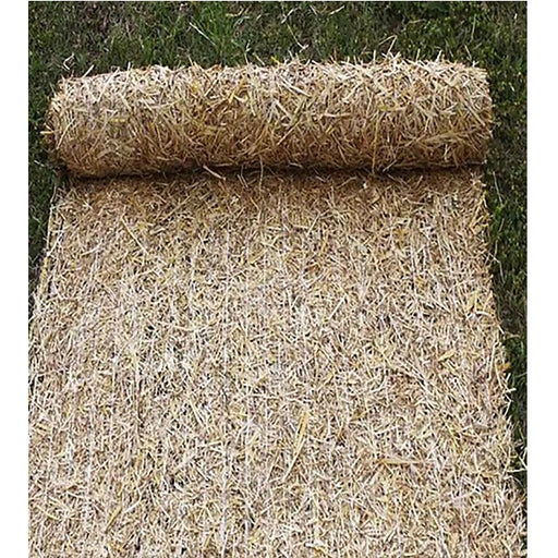 Straw Blanket for Grass Seed & Erosion Control, 4ft x 50ft