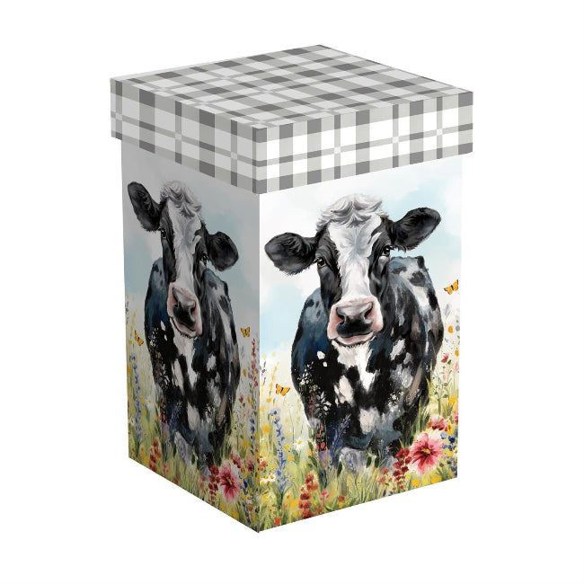 Perfect Cup Ceramic Travel Mug with Gift Box, Cow