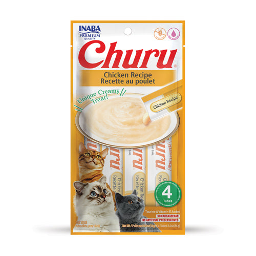 Churu Puree, Chicken Flavor - 4 pack