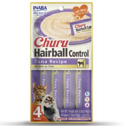 Churu Hairball Control Tuna Cat Treat- 4 pack