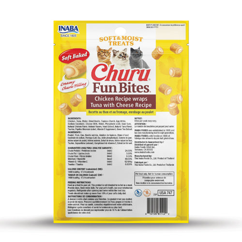 Churu Fun Bites Tuna & Cheese Cat Treats 1.26oz