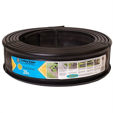 Economy Grade Landscape Edging 20 ft. x 4.5 in. Black Poly