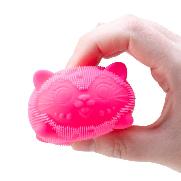 NeeDoh Color Fuzz Ball Wild Cats, Assorted