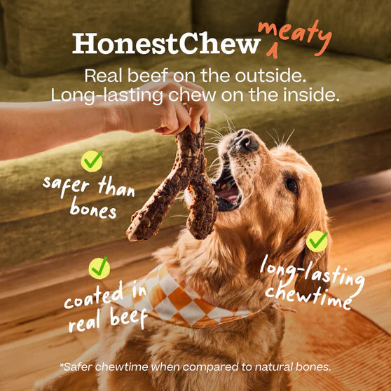 Woof HonestChew Meaty Ygnawt
