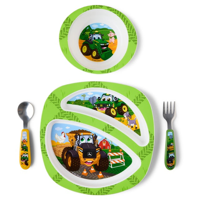 John Deere 4-Piece Toddler Mealtime Feeding Set