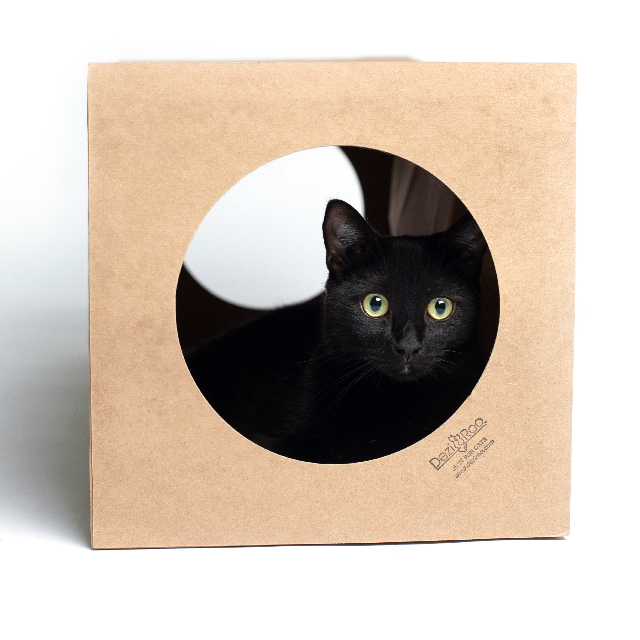 Dezi & Roo Hide and Sneak Collapsible Paper Cat Tunnel