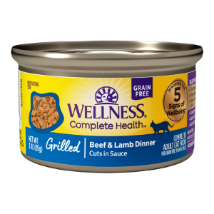 Wellness Complete Health Grilled Beef & Lamb Wet Cat Food 3oz Can