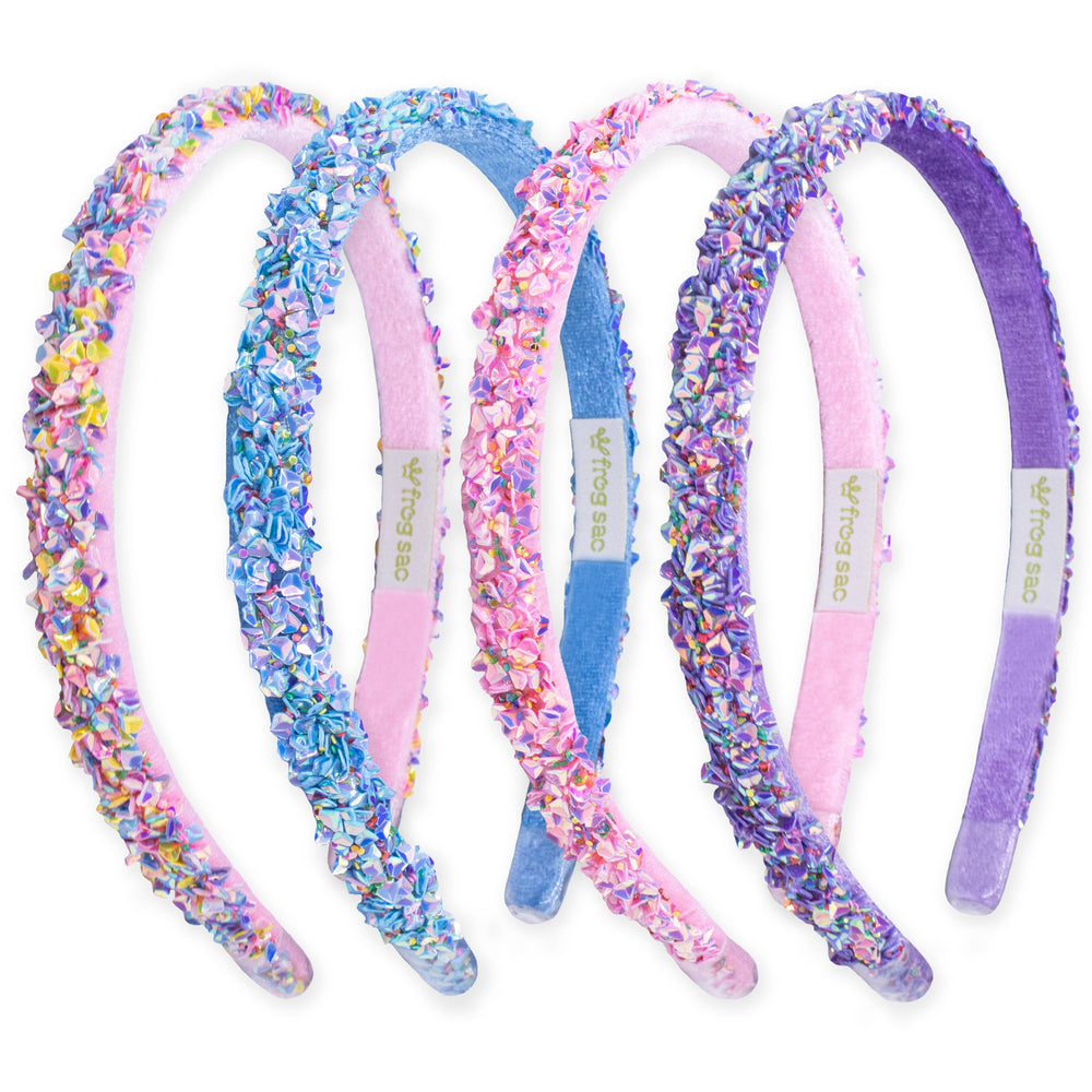 Thin Sequin Headband, Assorted Colors
