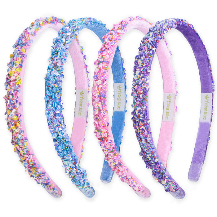 Thin Sequin Headband, Assorted Colors