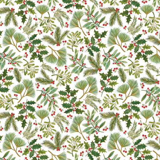 Winter Branches Jumbo Holiday Gift Wrap Roll 10' x 30"