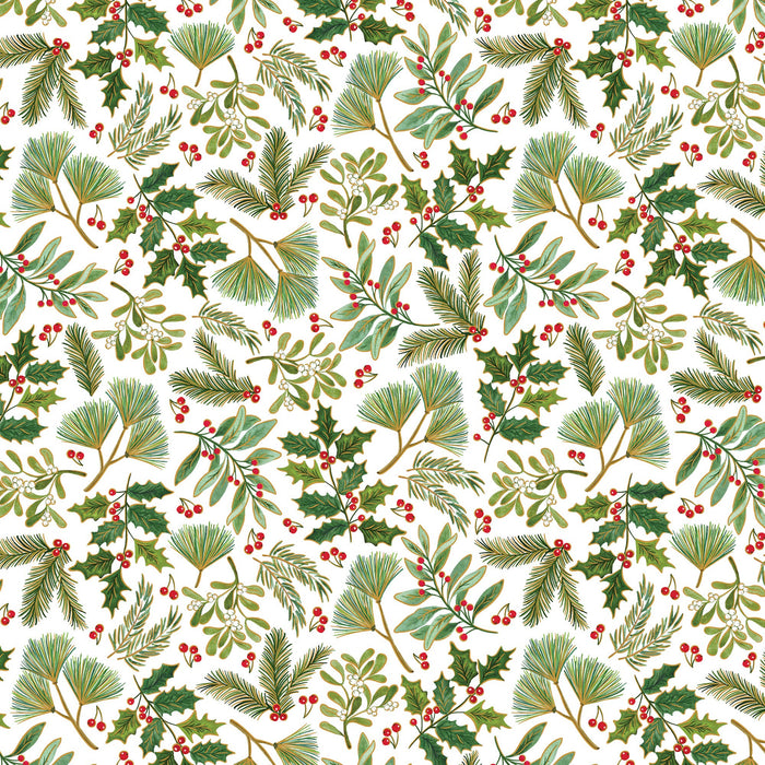 Winter Branches Jumbo Holiday Gift Wrap Roll 10' x 30"