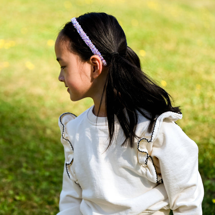 Thin Sequin Headband, Assorted Colors