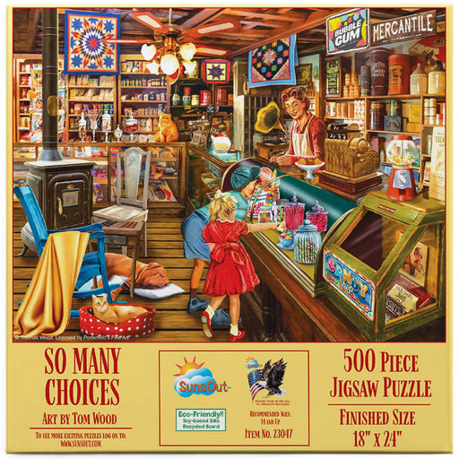 SunsOut 500 Piece Jigsaw Puzzle, So Many Choices