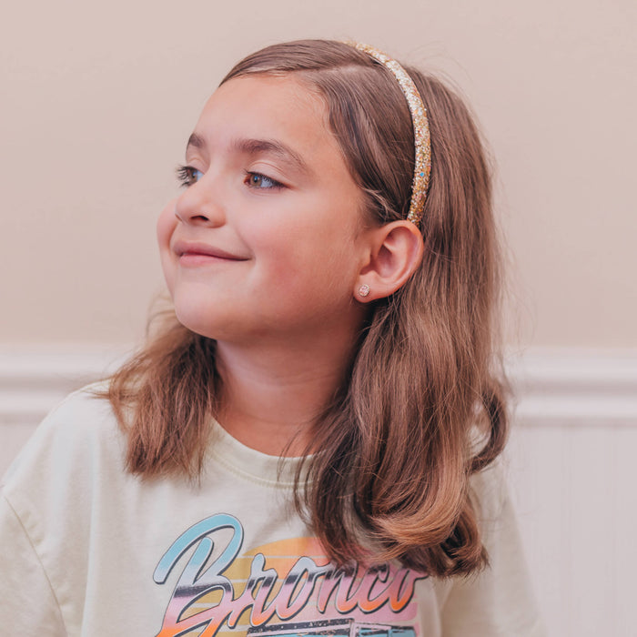 Thin Glitter Headband, Assorted Colors