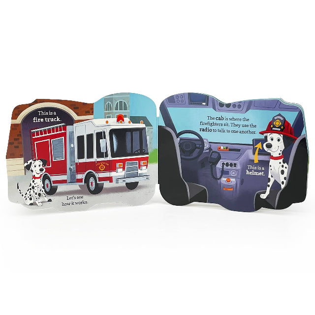 How Fire Trucks Work Shaped Board Book