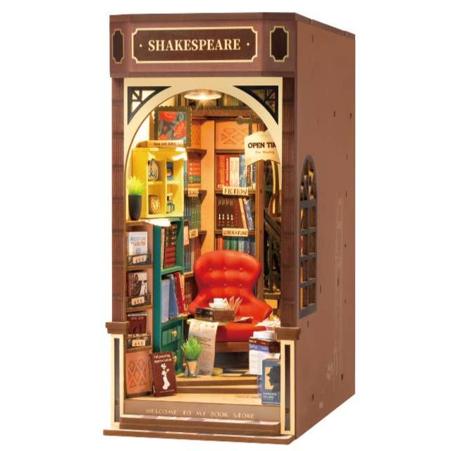 DIY Miniature House Book Nook Kit: Bookstore