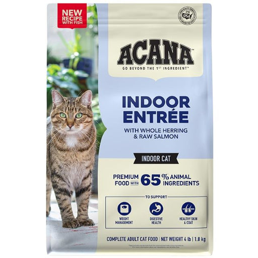 ACANA Indoor Entree with Whole Herring & Raw Salmon Dry Cat Food
