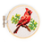 Mini Cross Stitch Embroidery Kit, Cardinal