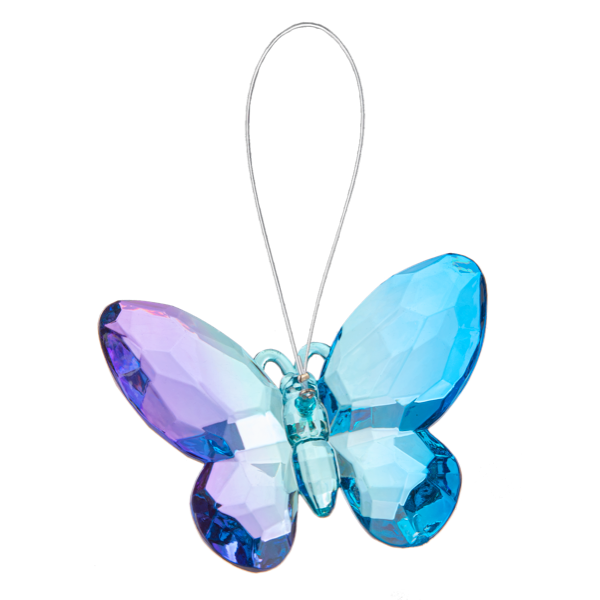 Crystal Expressions Two-Tone Small Butterfly Ornament