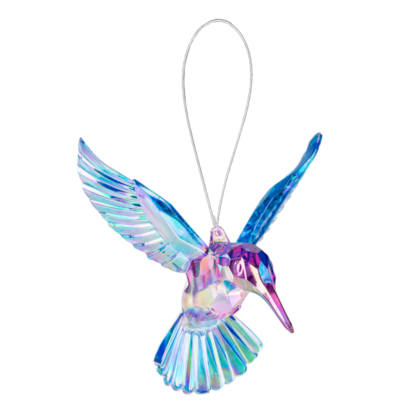 Crystal Expressions Multi-Tone Shimmer Hummingbird Ornament, Assorted Colors