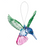 Crystal Expressions Multi-Tone Meadow Hummingbird Ornament, Assorted Colors