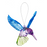 Crystal Expressions Multi-Tone Meadow Hummingbird Ornament, Assorted Colors