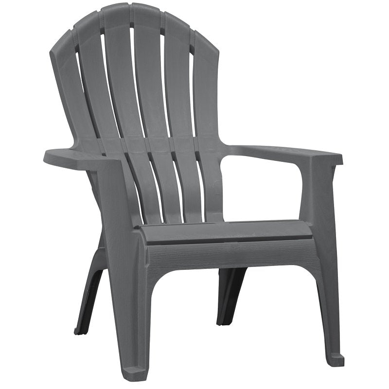 Adams RealComfort Gray Poly Adirondack Chair