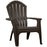 Adams RealComfort Earth Brown Poly Adirondack Chair