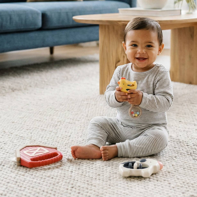 Itzy Bitzy Jamboree Farm Rhythm & Rattle Gift Set
