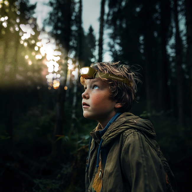 Huckleberry Real Rechargeable Headlight for Kids