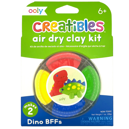 Creatibles Mini Air Dry Clay Kit - Dino BFFs - 2 Designs