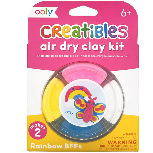 Creatibles Mini Air Dry Clay Kit - Rainbow BFFs - 2 Designs