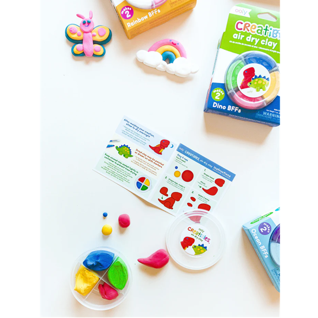 Creatibles Mini Air Dry Clay Kit - Rainbow BFFs - 2 Designs
