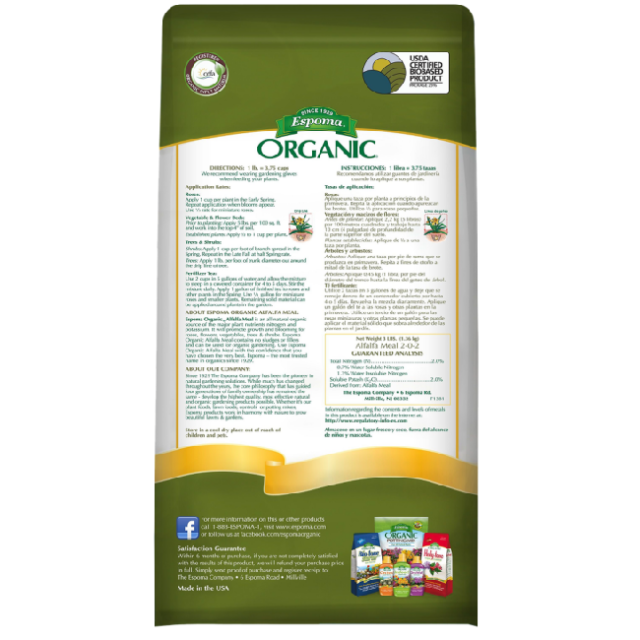 Alfalfa Meal - Espoma 3lb