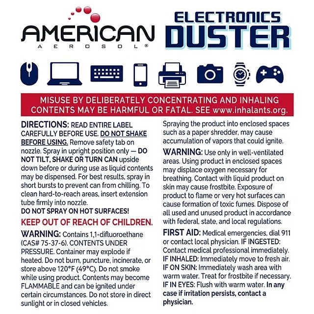 Compressed Air Duster 10oz.