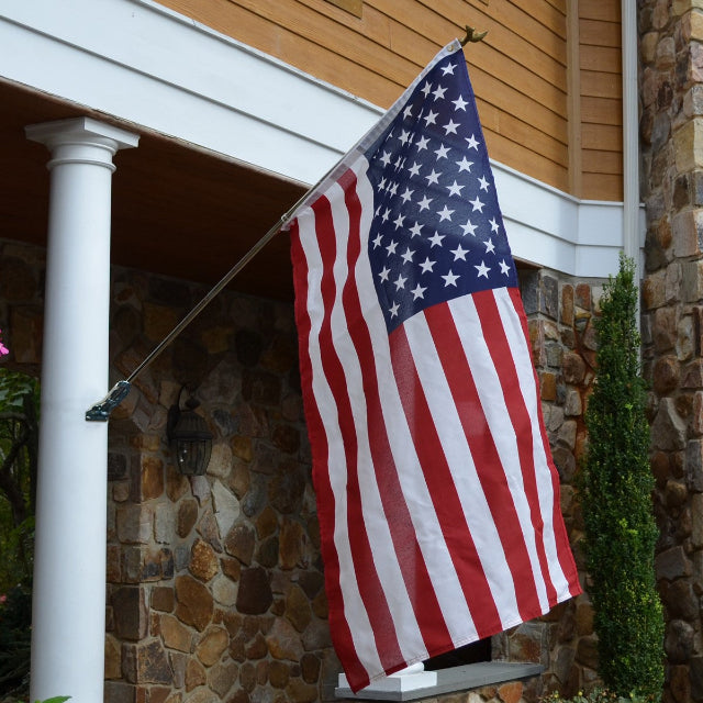 Valley Forge USS-1 5 ft W x 3 ft H Polycotton American Flag