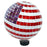 Glass Mosaic Gazing Globe, 10" - American Flag Pattern