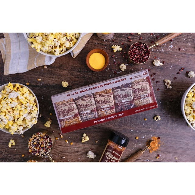 Amish Country Popcorn 10 Pack Variety Set