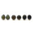Kashi Semiprecious Stone Post Earrings - Labradorite E28LD