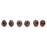 Kashi Semiprecious Stone Post Earrings - Rhodonite E28RH