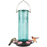 Nature's Way Antique Teal Glass Gravity Hummingbird Feeder