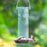 Nature's Way Antique Teal Glass Gravity Hummingbird Feeder