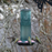 Nature's Way Antique Teal Glass Gravity Hummingbird Feeder
