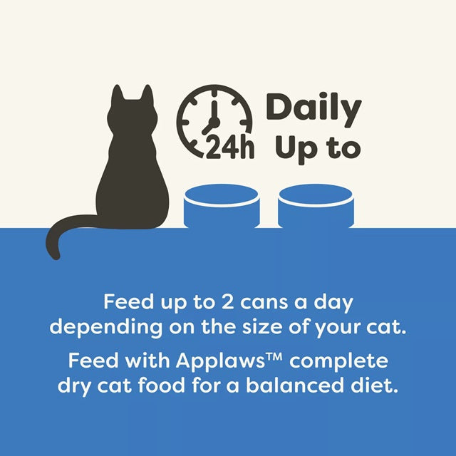 Applaws Natural Tuna Fillet & Crab in Broth Wet Cat Food, 2.47-oz Can