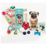 FreshCut Paper Pug Pop-Up 3D Greeting Card